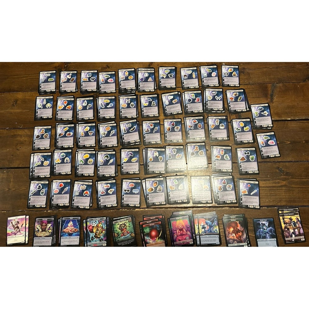 MTG Unfinity 177 Tokens And 178 Sticker Lot